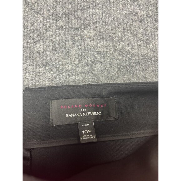 Roland Mouret Banana Republic Dress Womens 10 Petite Sheath Colorblock - Picture 2 of 8